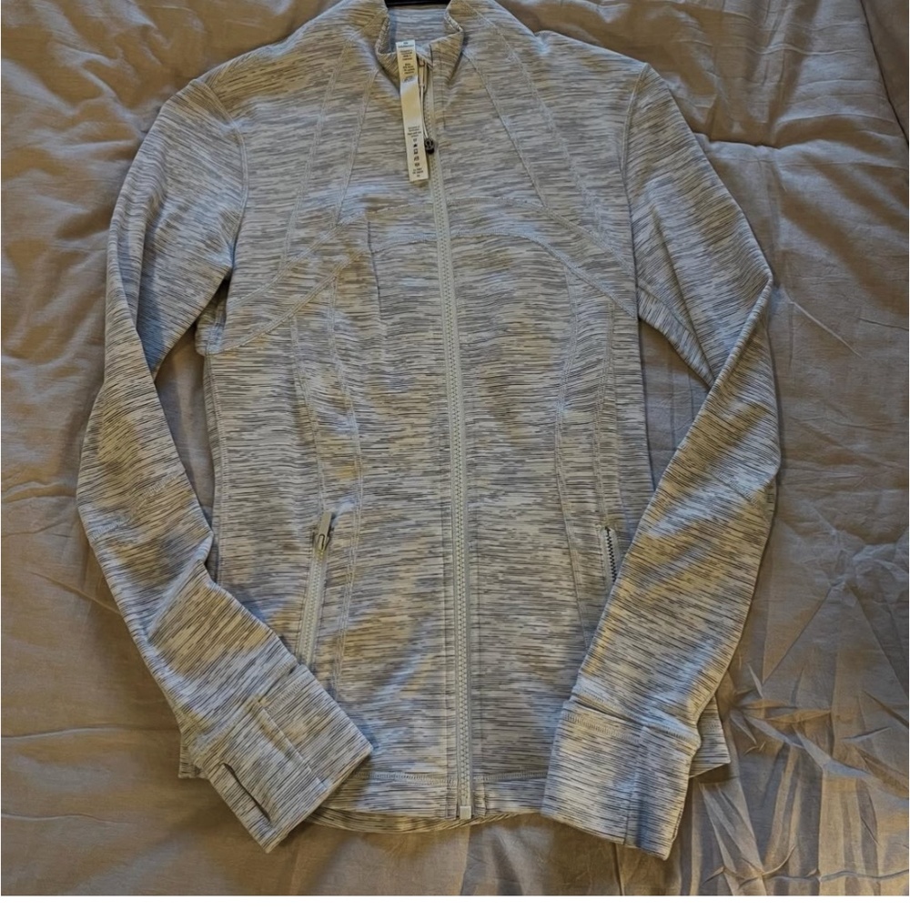 Lululemon Define Jacket NWOT size 6 grey heathered